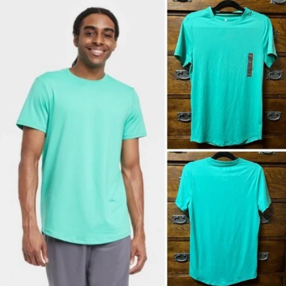 NWT! All In Motion Men's Short Sleeve Soft Stretch T-shirt